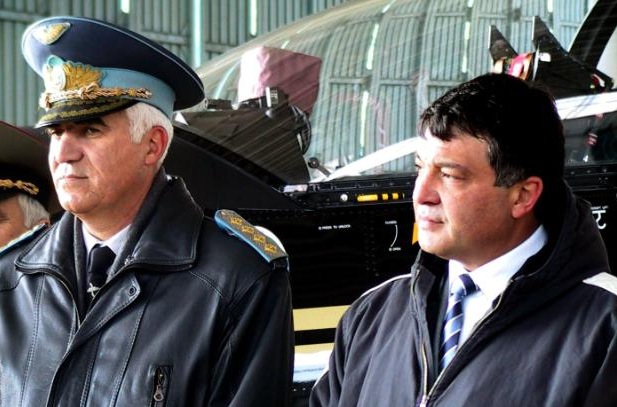 Chief of Defense Gen. Nikola Kolev and Minister of Defense Nikolai Svinarov