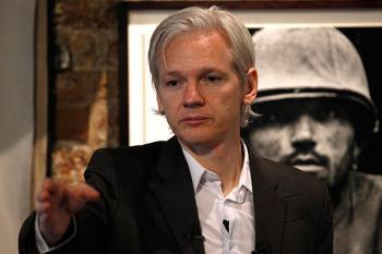 Julian Assange at Frontline 2010