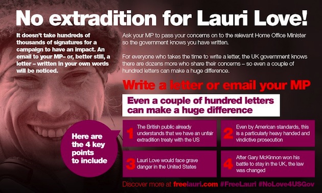 Lauri Love - No Extradition
